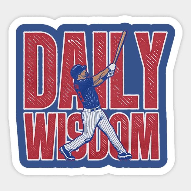 Patrick Wisdom Daily Wisdom Sticker by Erianna Bee